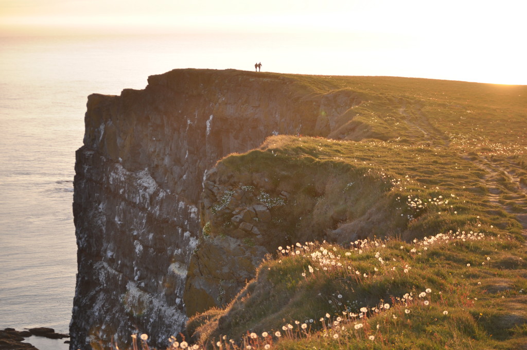 The Cliffs of Insanity are indeed at Látrabjarg.