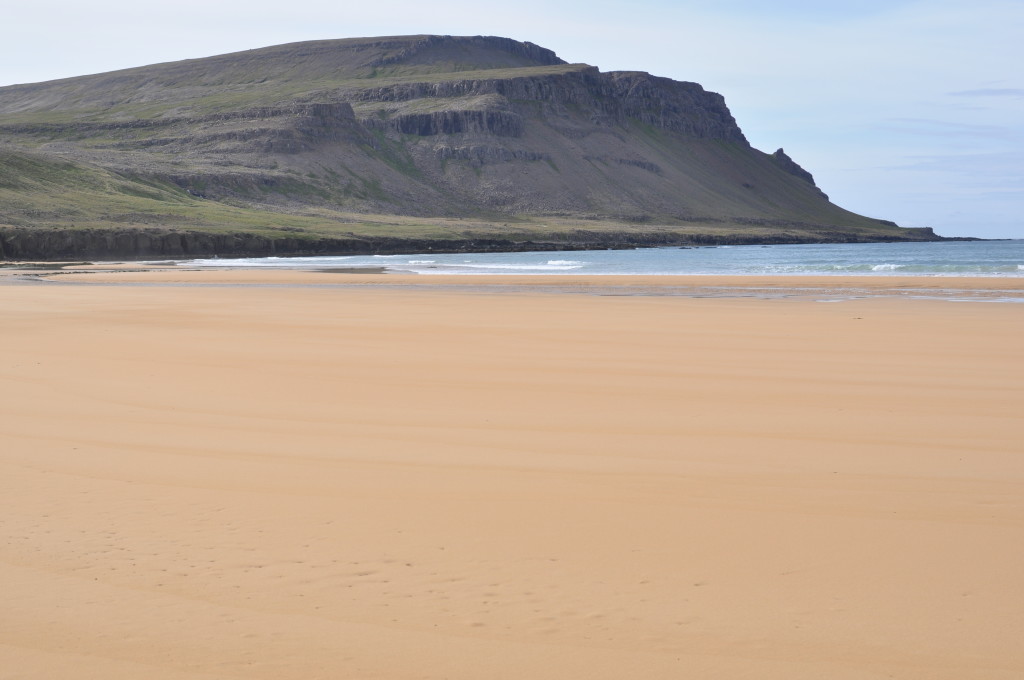 Rauðasandur, Iceland's only red sand beach, and a gorgeous one. I swam here in the North Atlantic.