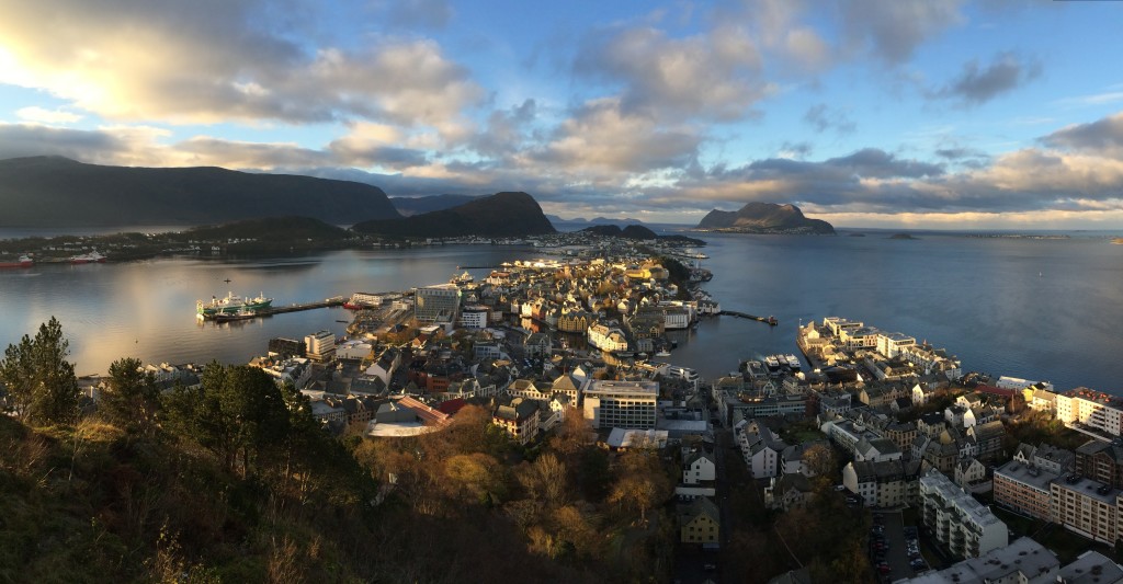 Day One: Ålesund from Fjellstua Aksla.