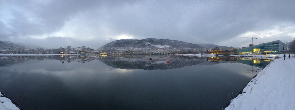 Bergen wears winter well.