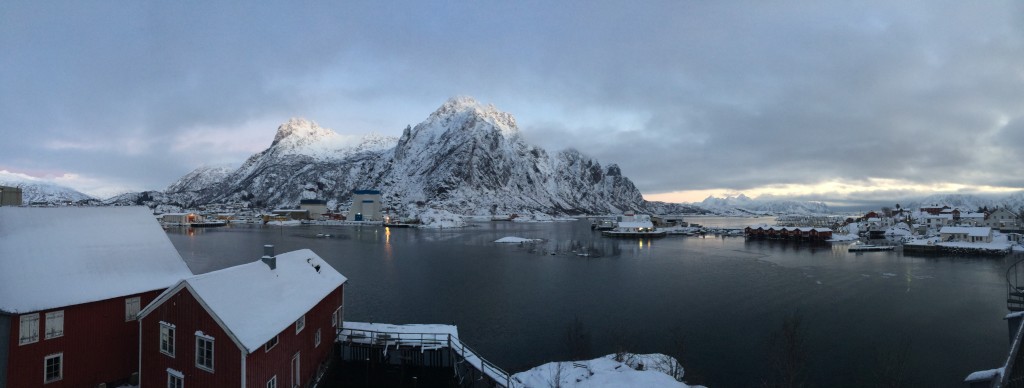 Svolvær i januar. Ubeskrivelig.