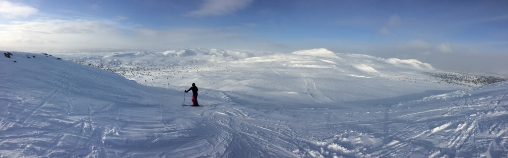 Skeikampen backcountry with Kris