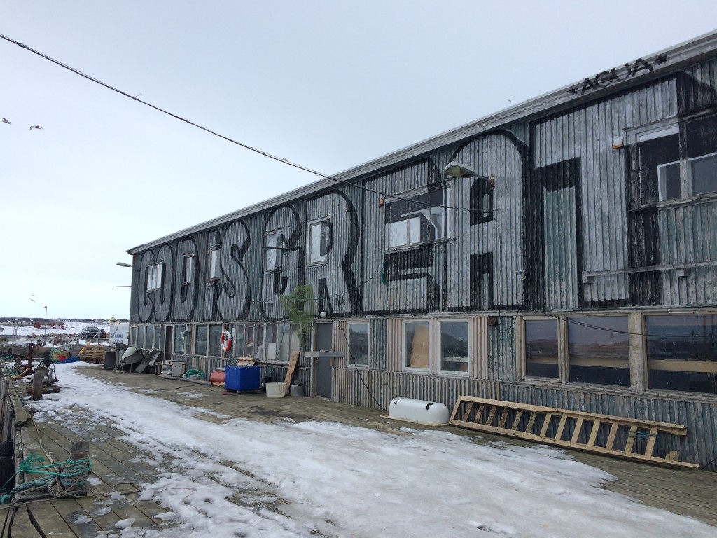 My host told me that when the artist interviewed the Vardø fishermen, he learned, "De tror på torsk"—They believe in cod.