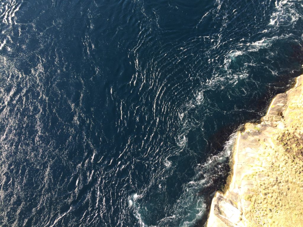 Saltstraumen. The world's most powerful tidal current. Near Bodø.